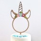 Preview: Cake Topper - Unicorn Hoop Wooden